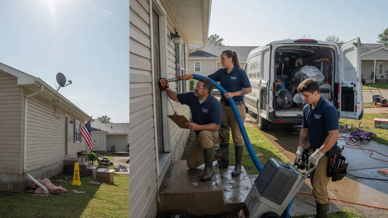 Ceiling Water Damage Restoration in Carlisle, AR near me